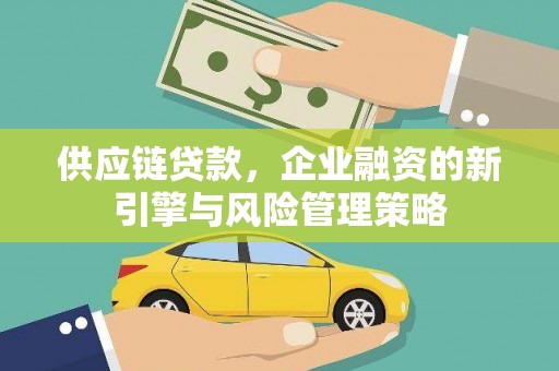 自流井供应链贷款，企业融资的新引擎与风险管理策略