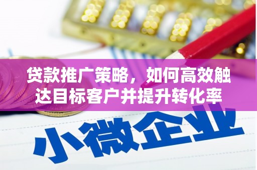 自流井贷款推广策略，如何高效触达目标客户并提升转化率