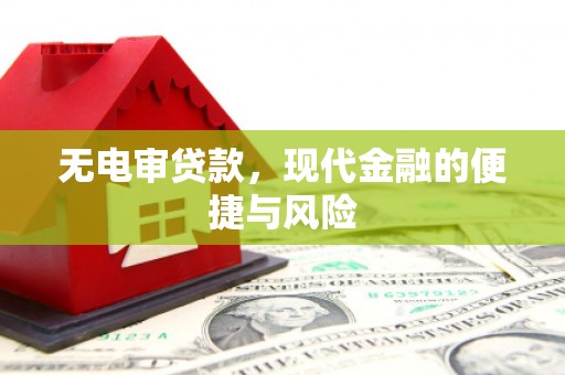自流井无电审贷款，现代金融的便捷与风险