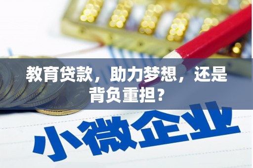 自流井教育贷款，助力梦想，还是背负重担？