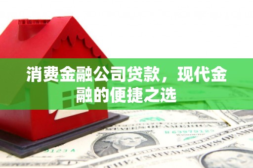自流井消费金融公司贷款，现代金融的便捷之选