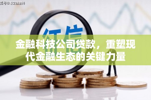 自流井金融科技公司贷款，重塑现代金融生态的关键力量