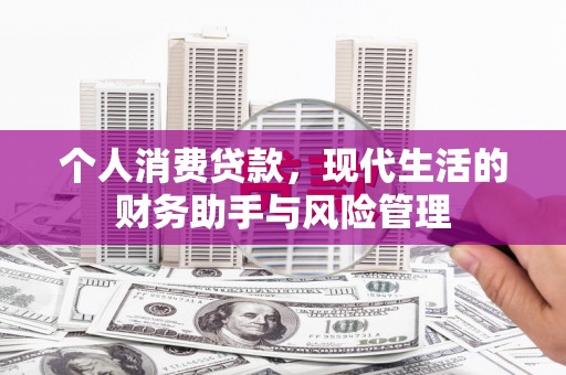 自流井个人消费贷款，现代生活的财务助手与风险管理