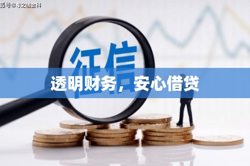 自流井透明财务，安心借贷