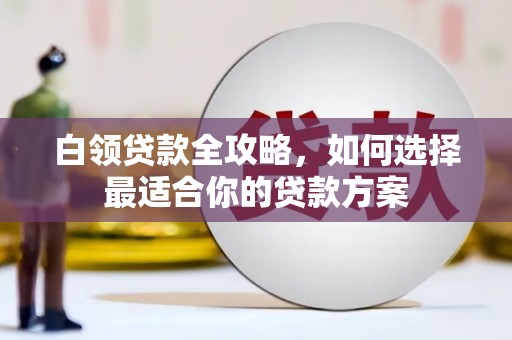 自流井白领贷款全攻略，如何选择最适合你的贷款方案